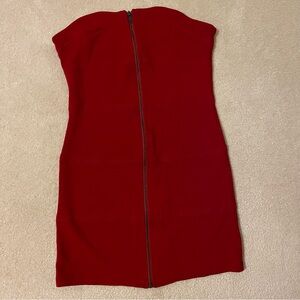 Forever 21 Y2K sleeveless mini dress w/full front zipper-juniors medium EUC